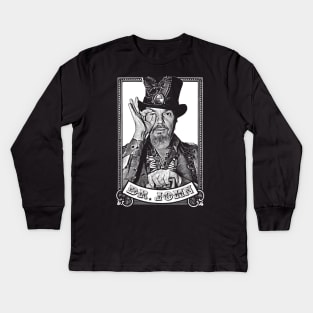 Dr John †††† Vintage New Orleans Design Kids Long Sleeve T-Shirt